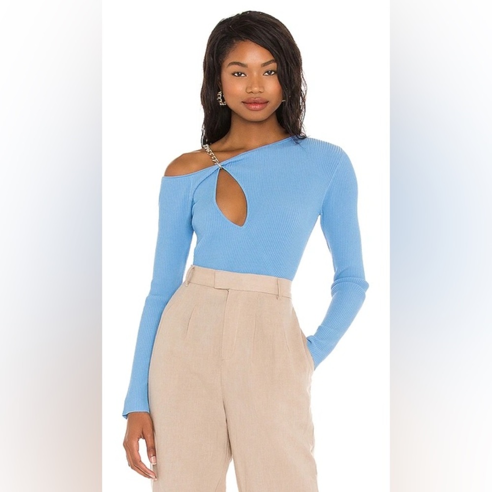NICHOLAS Paloma Top in Blue NWT - Revolve